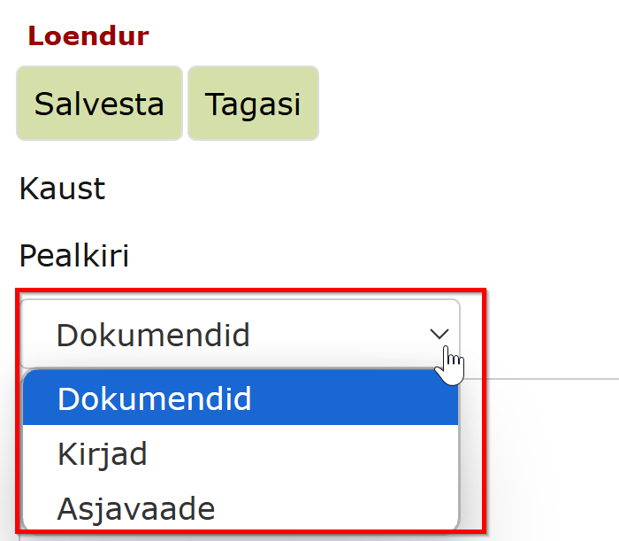 !Dropdown Menu