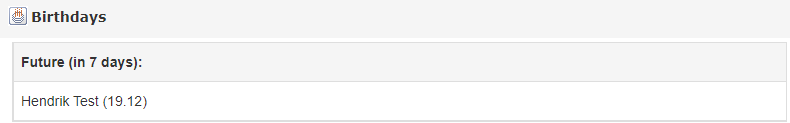 !Birthdays