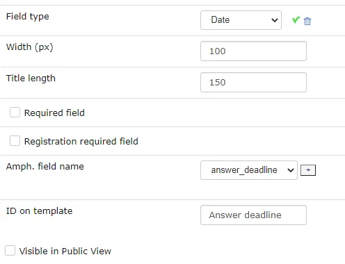 !Date field