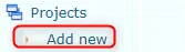 Add new button