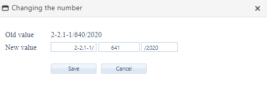 !Number change
