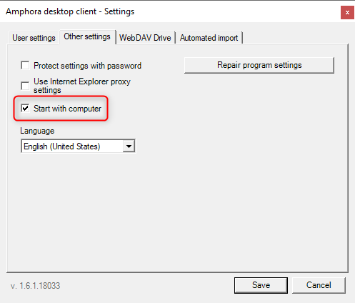 !General settings