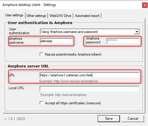 !User settings