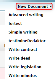 !Form selection
