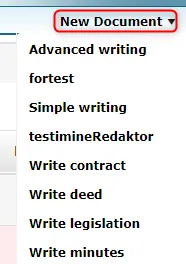 !Form selection