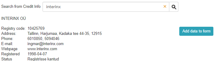 !Add data to form