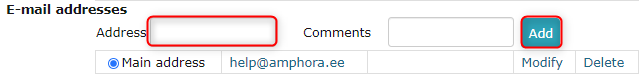 !E-addresses