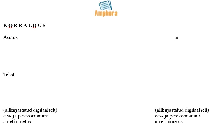!Order template