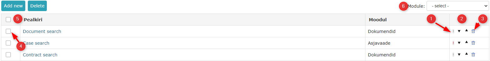 !Search profile modification