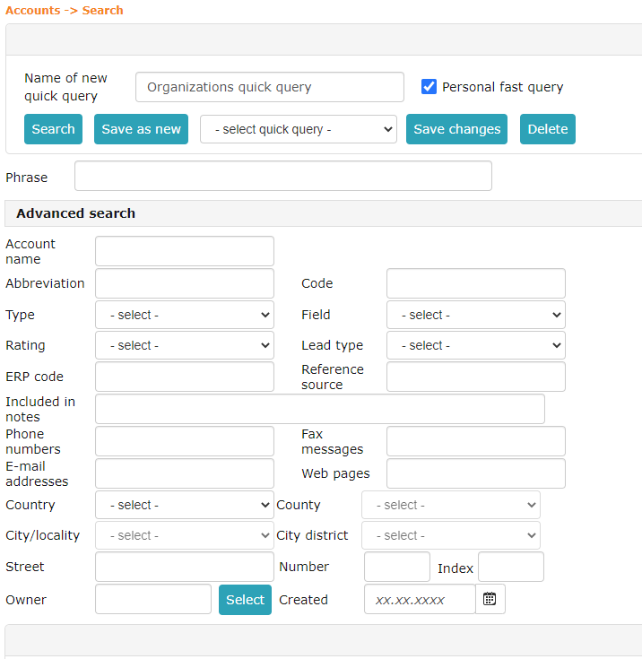!Organization Search