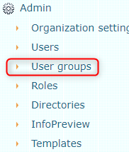 !User groups