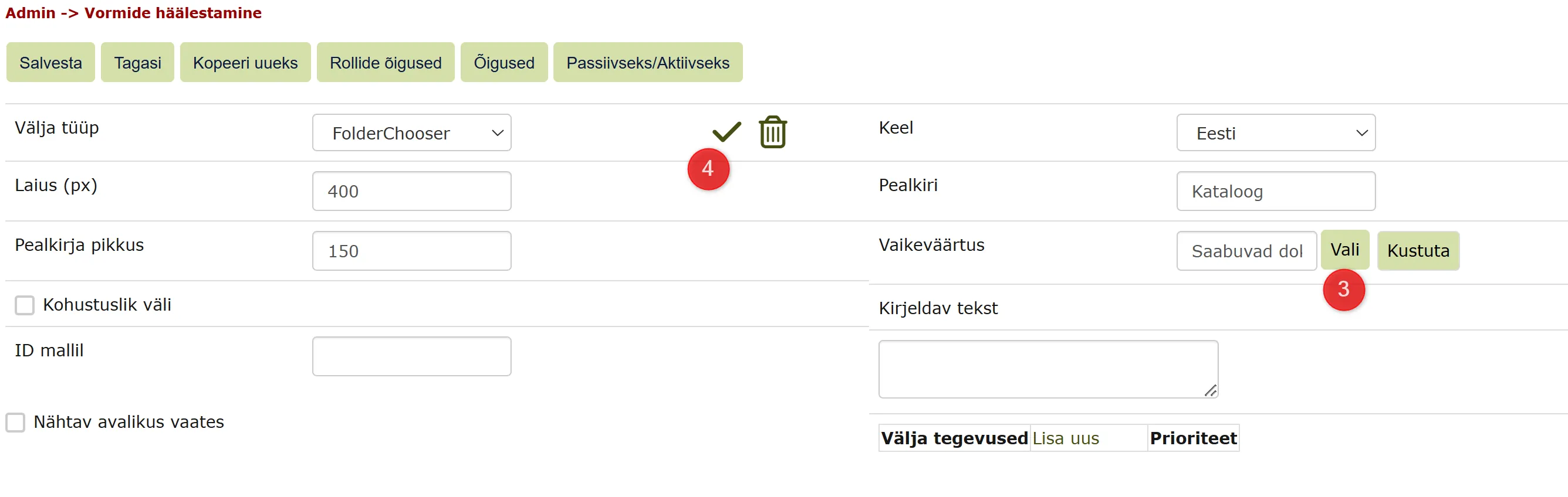 !Changing default folder