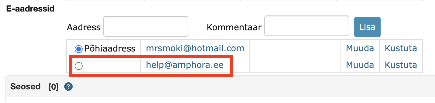 !Person's email addresses