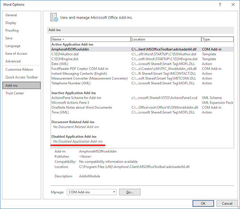 !Microsoft Office Add-ins