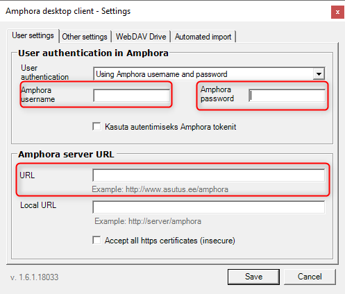 !User Settings