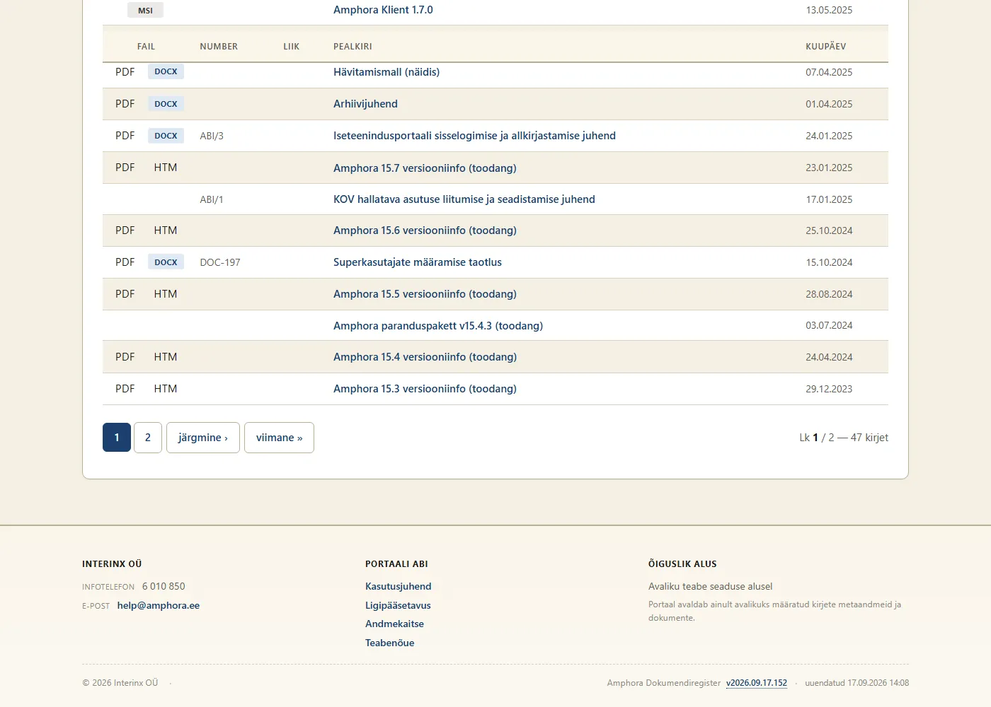 !Pages and search link