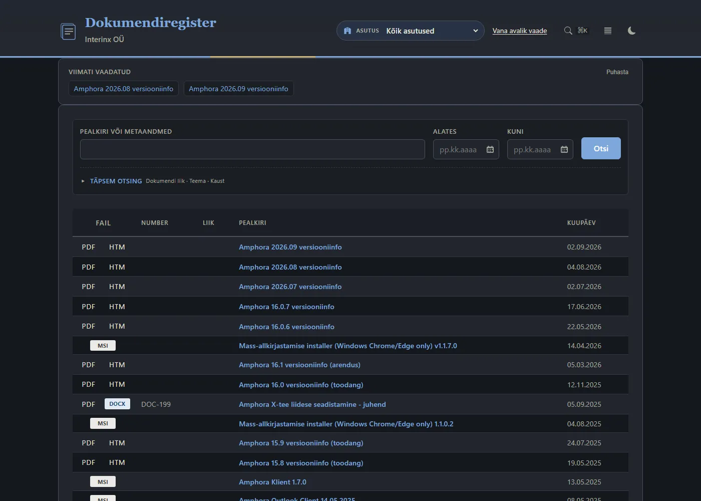!Dark theme and compact view