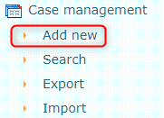 !Adding a case