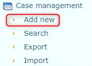 !Adding a case