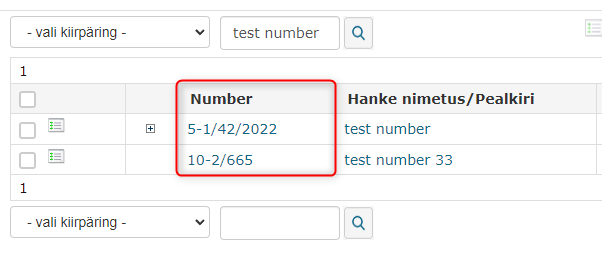 Number column in Cases module