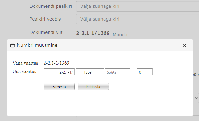 !Manual number change
