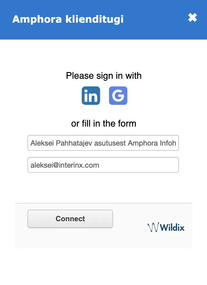 !Chat window