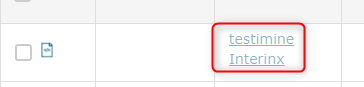 !Document title in list view
