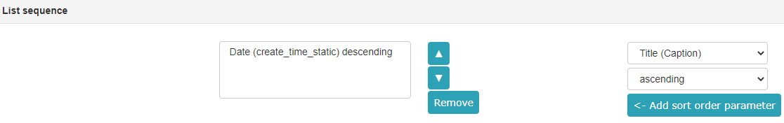 !Search sorting