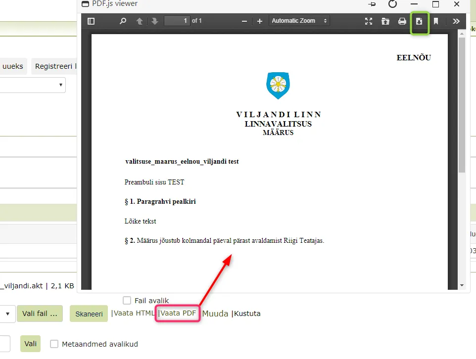 !PDF View and Download