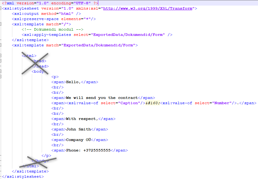 !Wrong email template
