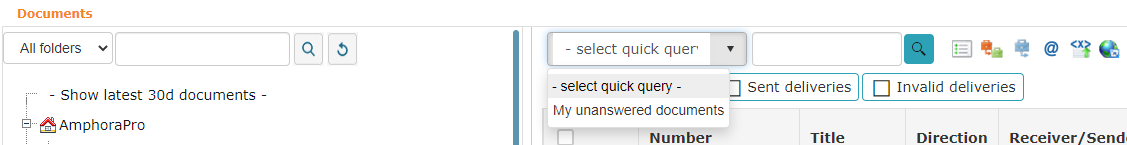 !Document quick query