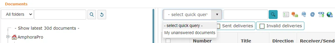 !Document quick query