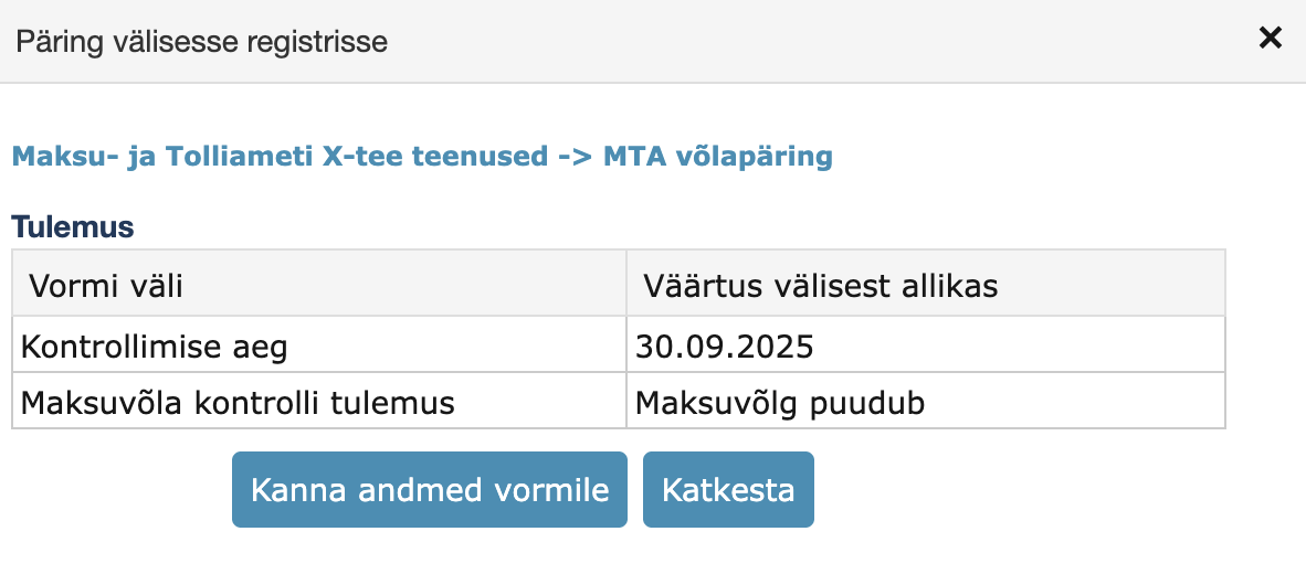 !Query Result