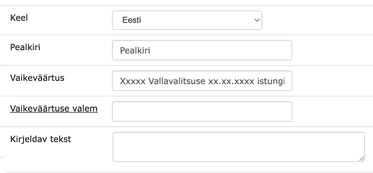 !Form settings new