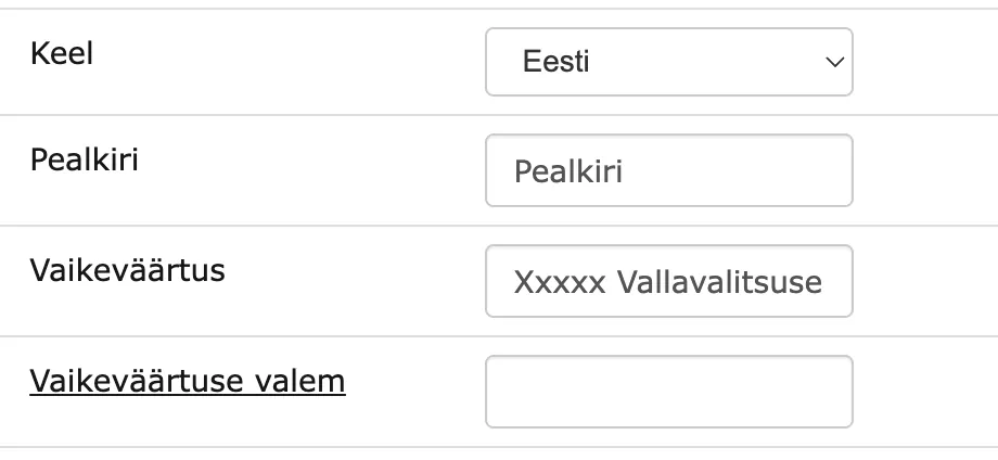 !Form settings old