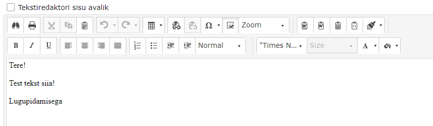 !Imported document text editor content