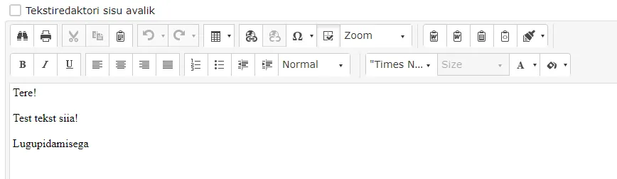 !Imported document text editor content