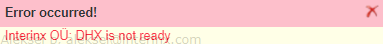 !DHX Readiness Missing