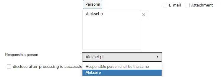 !Responsible Person Selection