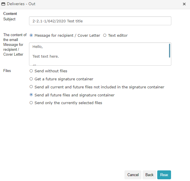 !File Selection