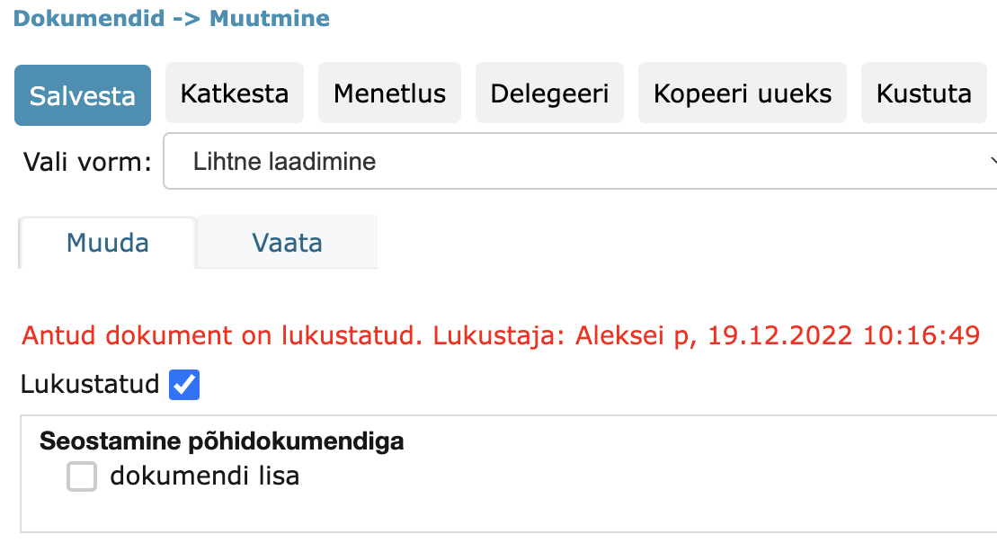 !Document locked