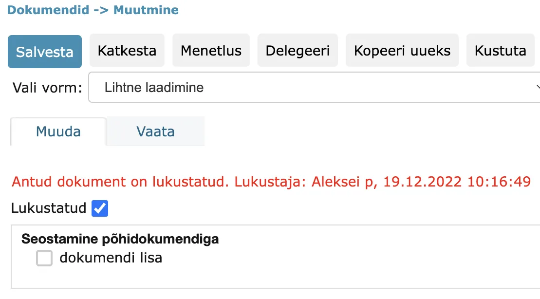 !Document locked