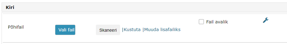 Main file field