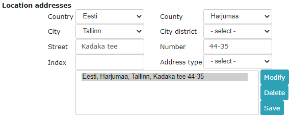 !Address Field