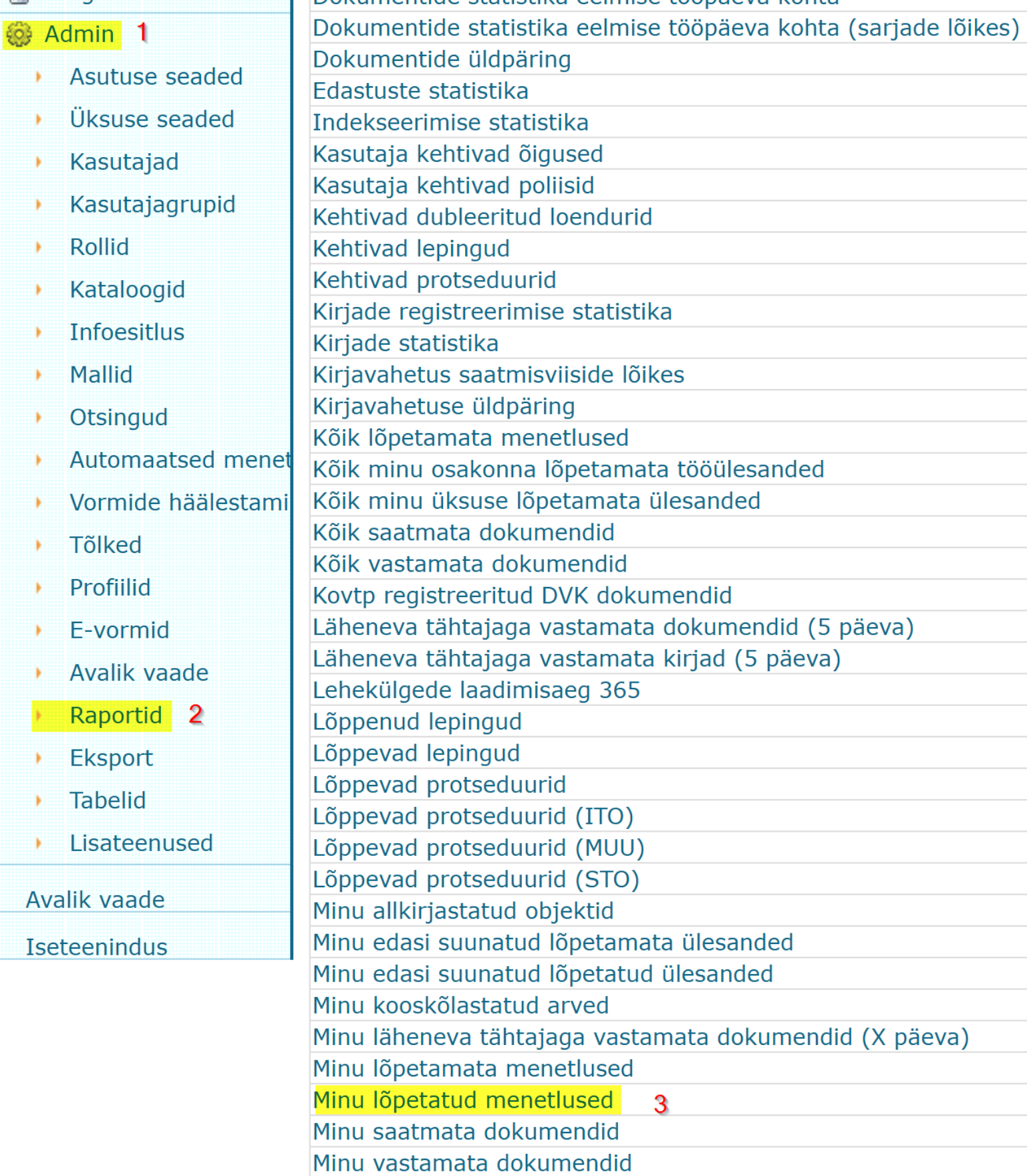 !Reports