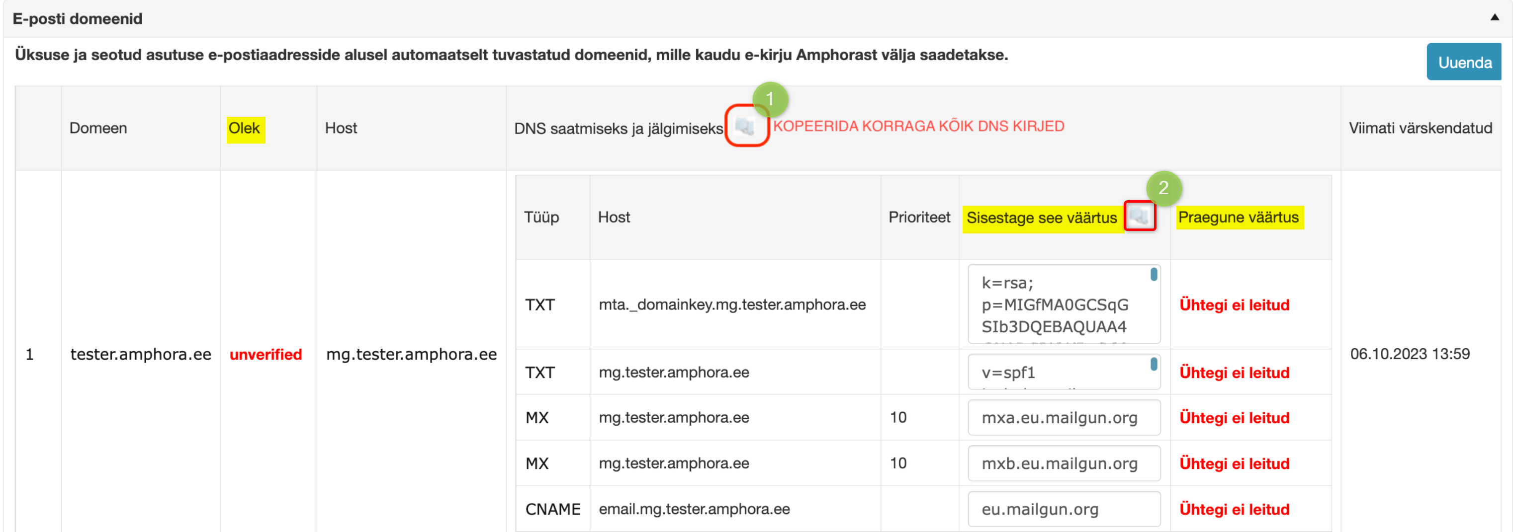 !DNS Configuration Not Done