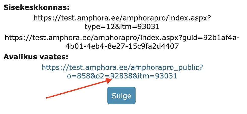 Object links