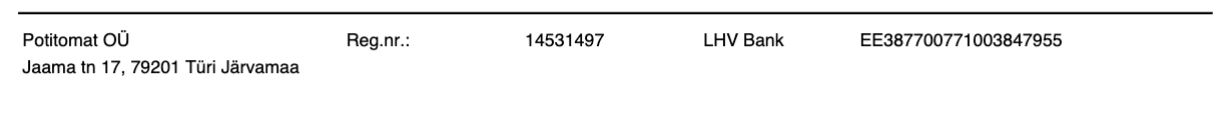 ![Old PDF invoice example]