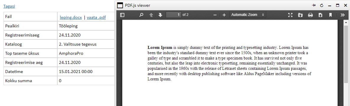 !PDF files in list view