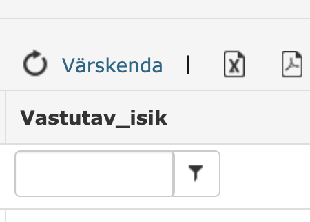 !Report filter activated
